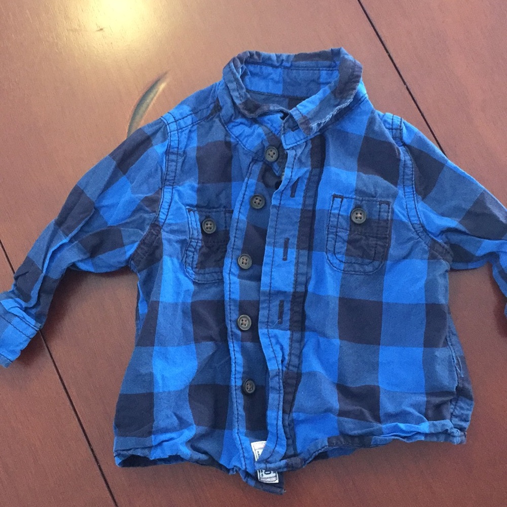 Baby boy button up